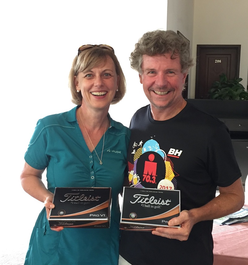 Trophy Winners Angelika and Landy with 79 points